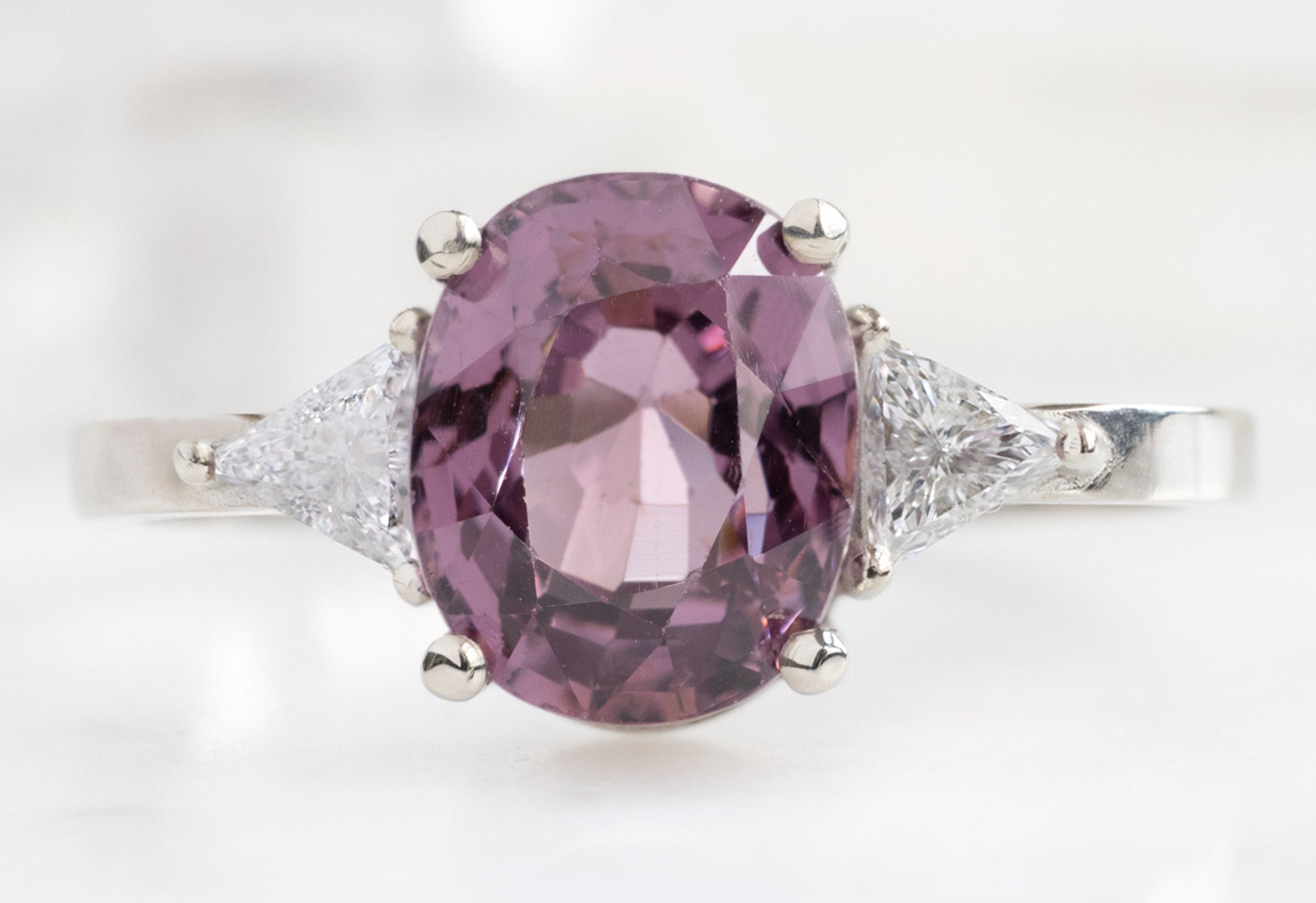 The Jade Ring with a 2.3ct Oval-Cut Magenta Spinel & Alexis Russell