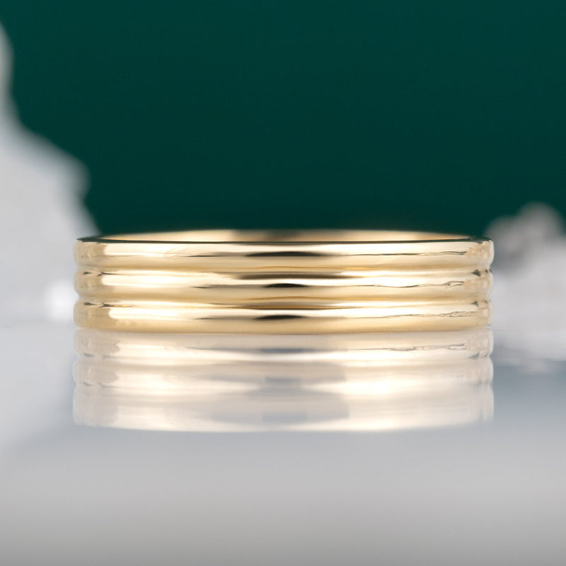 The Men's Stratum Band | 18K Yellow Gold