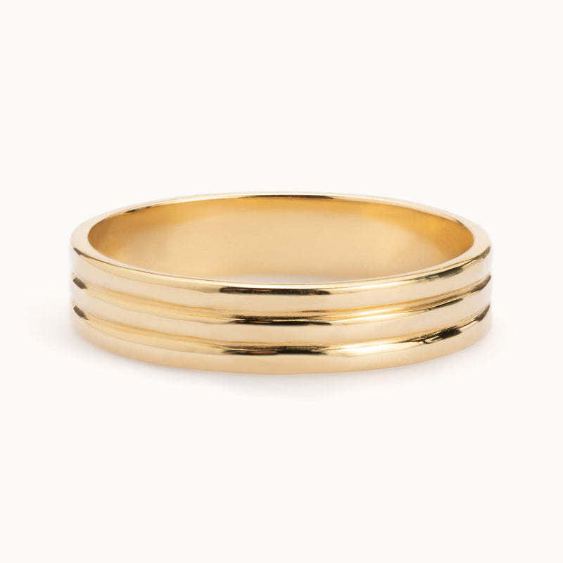 The Men's Stratum Band | 18K Yellow Gold