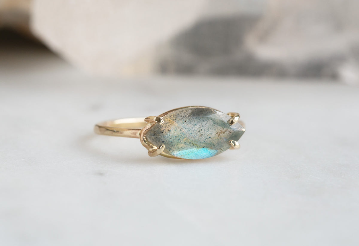 Labradorite Marquise Ring & Alexis Russell