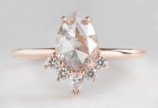 Daisy Star Rose Cut Diamond Ring